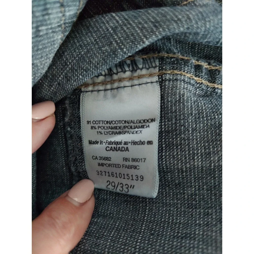 Bebe Vintage Y2K Low Rise Flare Jeans‎ Medium Wash Denim Patch Pockets Size 29